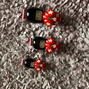 Oriental miniature doll figures  SOLD